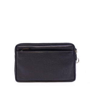 Men's black leather Benvenuti bag 263BOR6508N