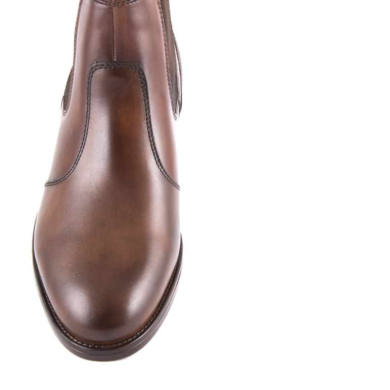Men's boots Benvenuti brown leather 718bc7504m