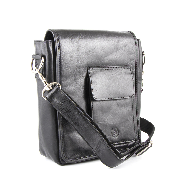 Men's bag Benvenuti black leather 2638bgea5559n