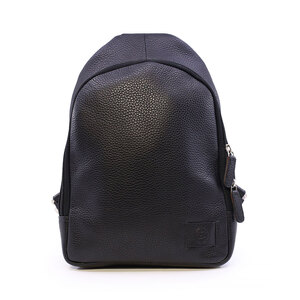 Geantă crossbody bărbați Benvenuti neagră din piele 263BGEA6495N