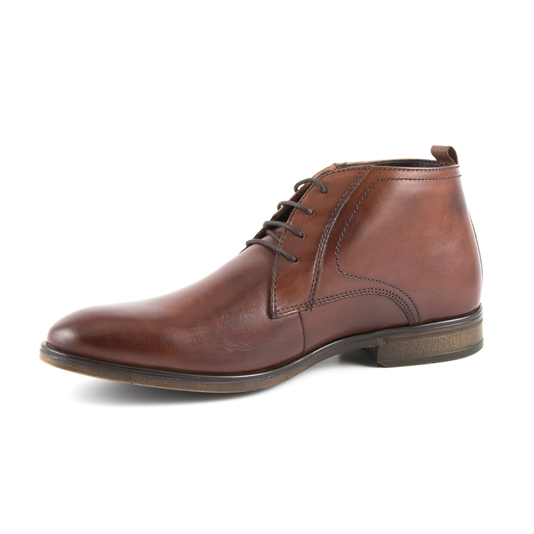 Men's boots Benvenuti brown leather 718bg2581m