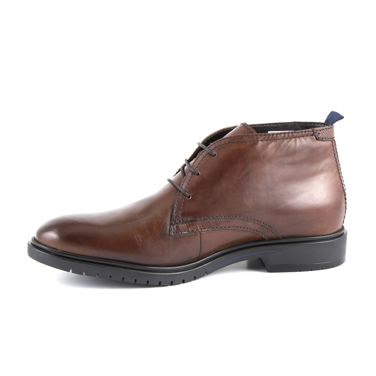 Men's boots Benvenuti brown leather 718bg5245m