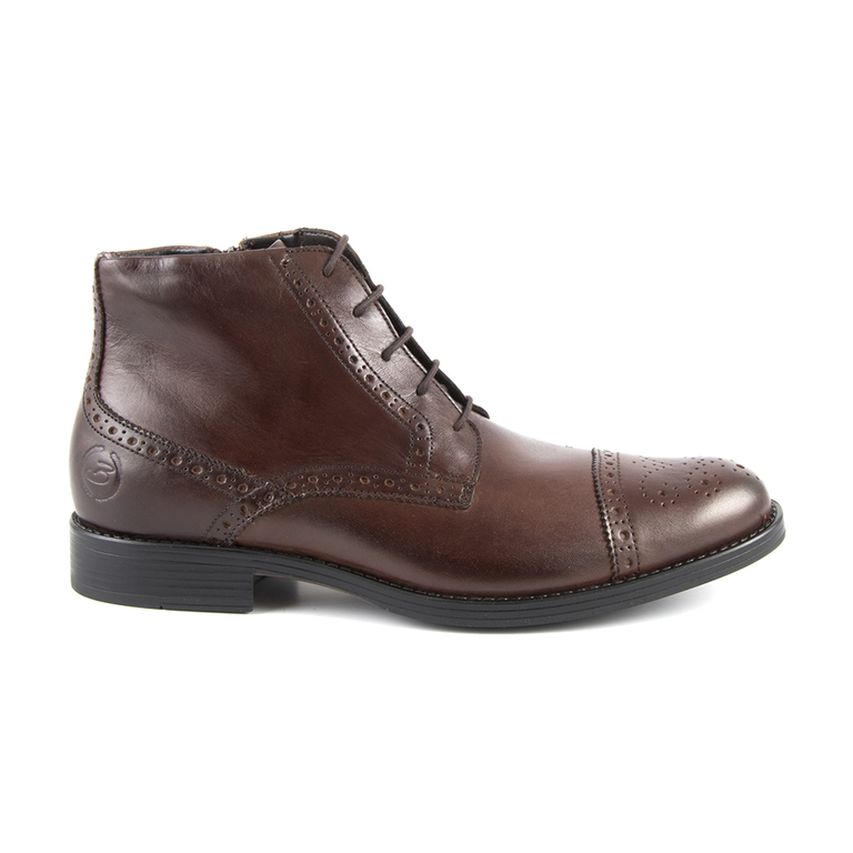 Men's boots Benvenuti brown leather 718bg5788m