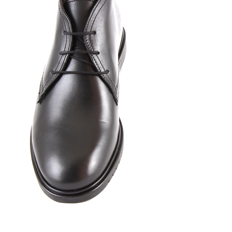 Men's boots Benvenuti black leather 718bg5245n