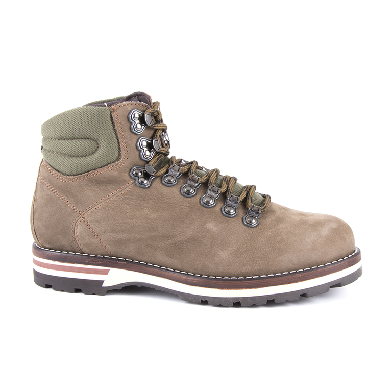 Men's boots Benvenuti green leather 1108bg41401v