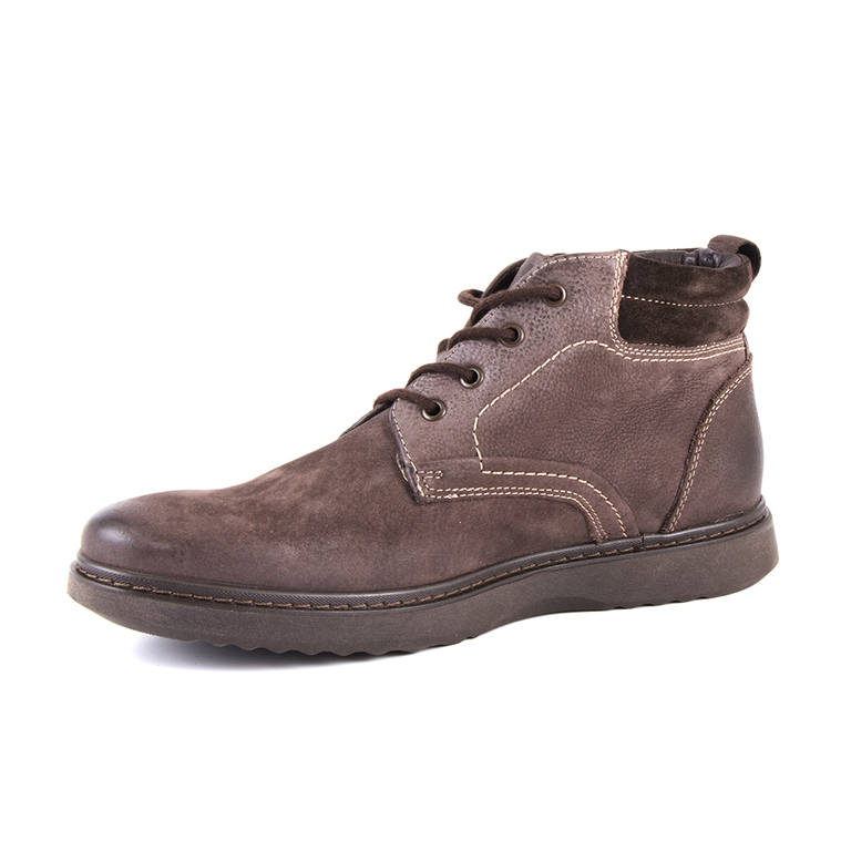 Men's boots Benvenuti brown leather 1108bg39605m