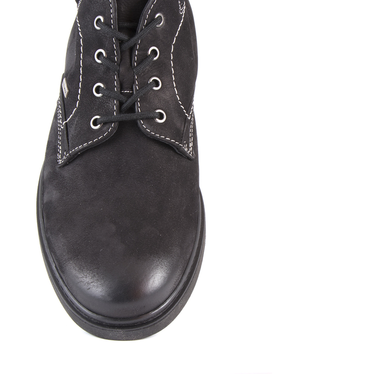 Men's boots Benvenuti black leather 1108bg39605n
