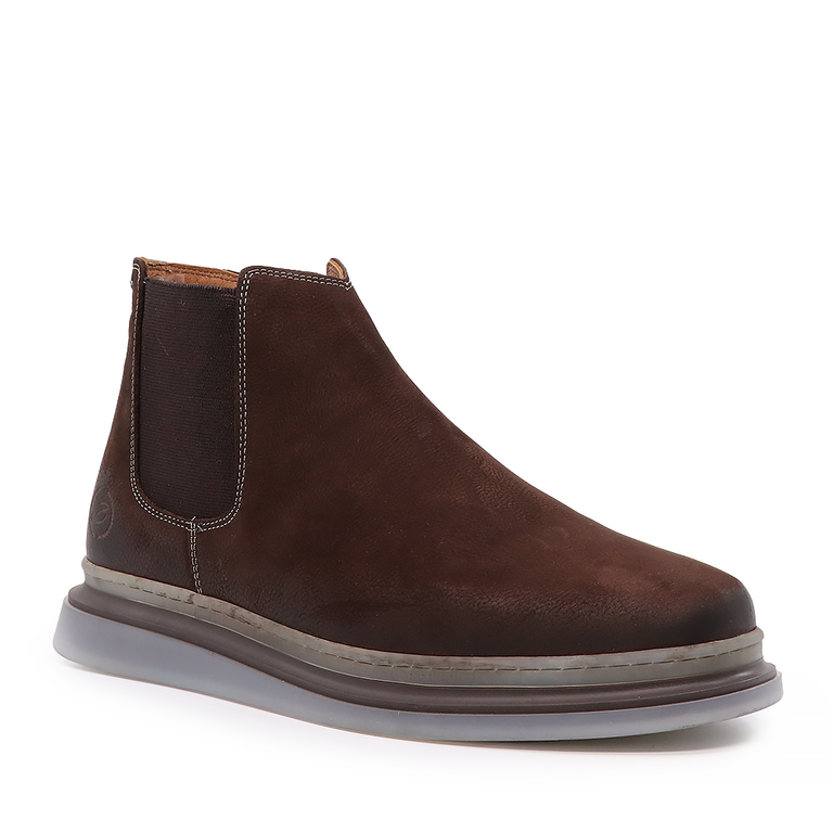 Benvenuti chelsea men boots in brown leather 1374BG952901M
