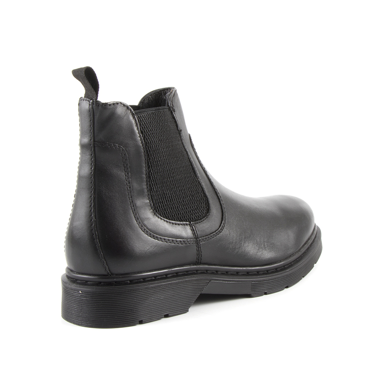 Benvenuti men's chelsea boots in black leather 1100BG36107N