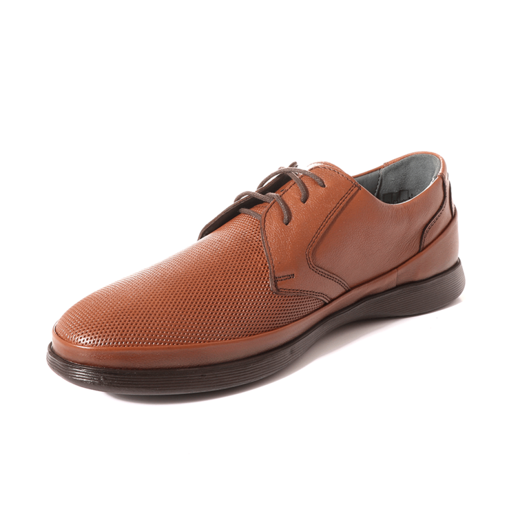 Benvenuti Men's brown leather shoes 1371BP5359M