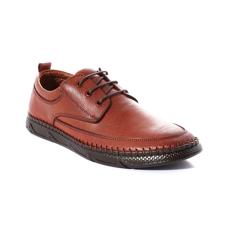 Benvenuti Men shoes in brown nubuck leather 2121BP35003M