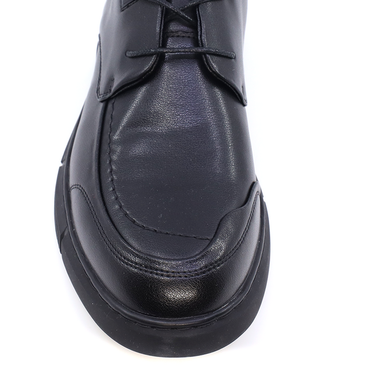 Pantofi bărbați Benvenuti negri din piele 3855BP30800N