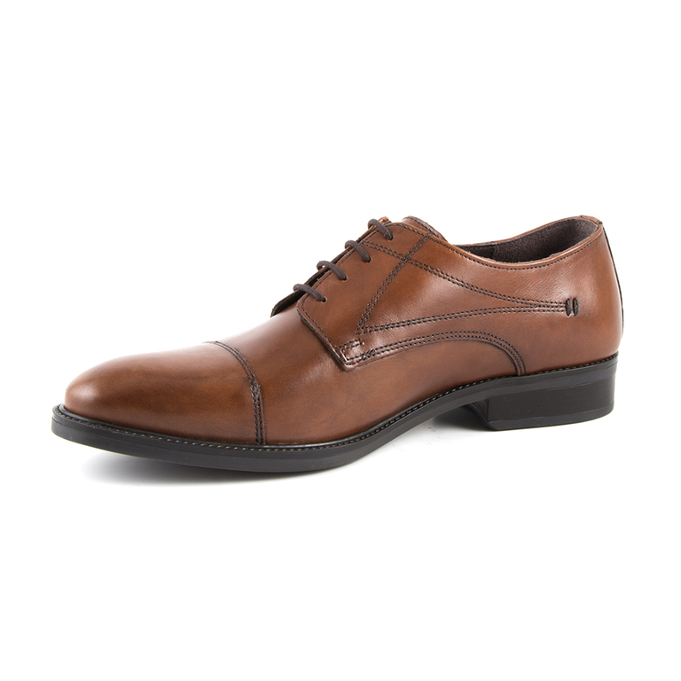 Men's shoes Benvenuti brown leather 718bp4467m