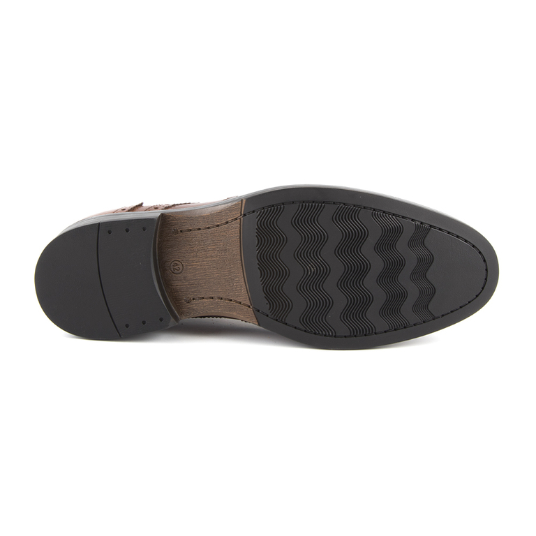 Men's shoes Benvenuti brown leather 718bp5795m