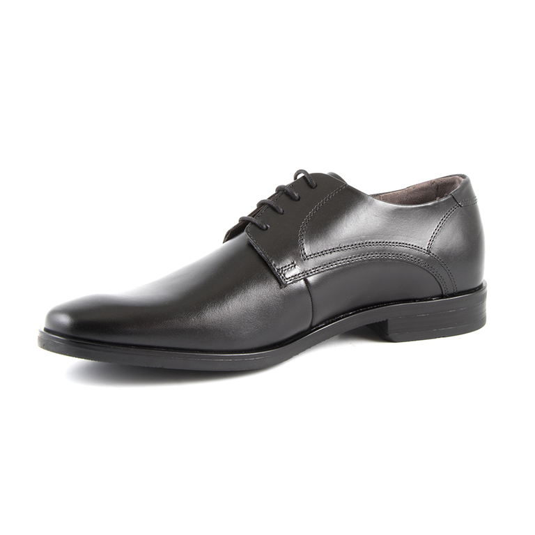 Men's shoes Benvenuti black leather 718bp3642n