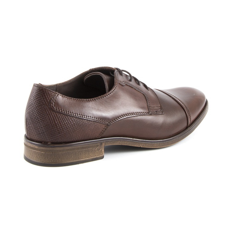 Men's shoes Benvenuti brown leather 718bp2582m