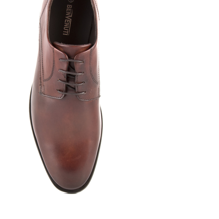 Men's shoes Benvenuti brown leather 718bp3642m