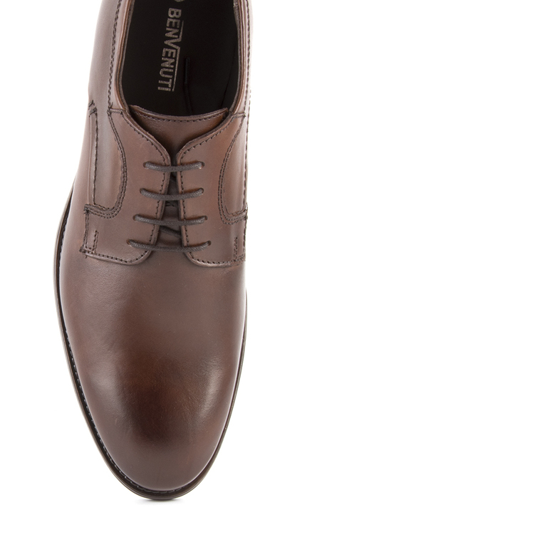 Men's shoes Benvenuti brown leather 718bp7505m