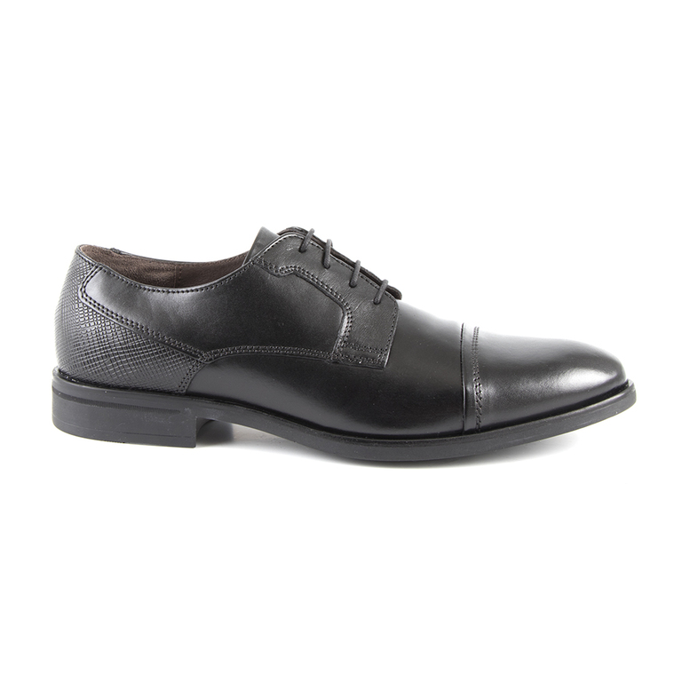 Men's shoes Benvenuti black leather 718bp2582n