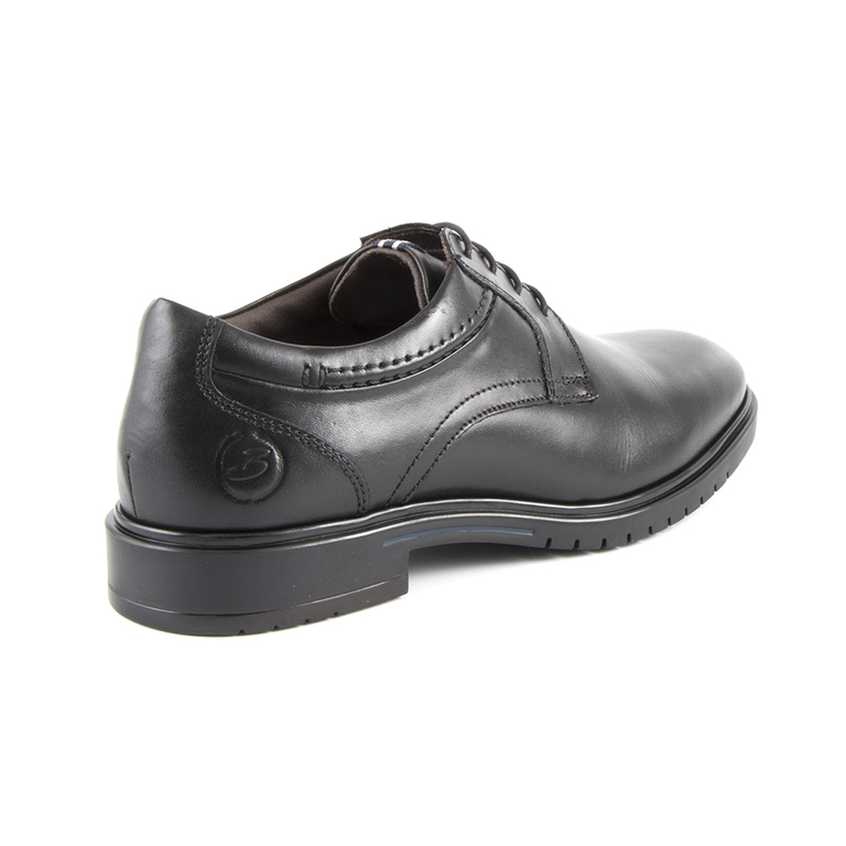 Men's shoes Benvenuti black leather 718bp5243n