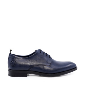 Pantofi derby bărbați Benvenuti bleumarin din piele 715BP3051BL 