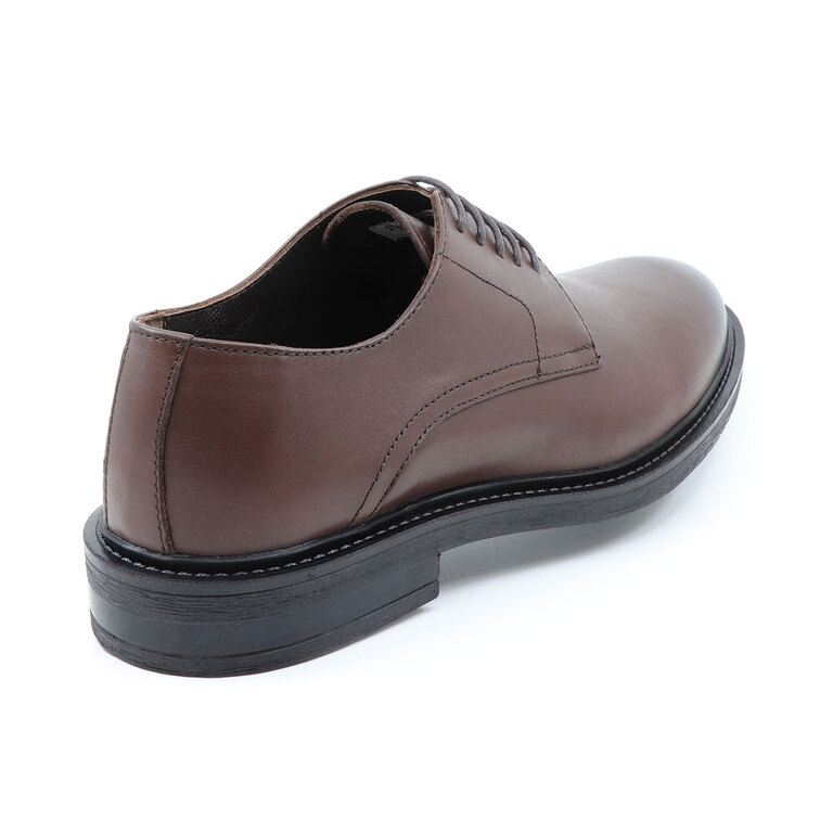 Benvenuti men derby shoes in brown leather 2122BP42003M