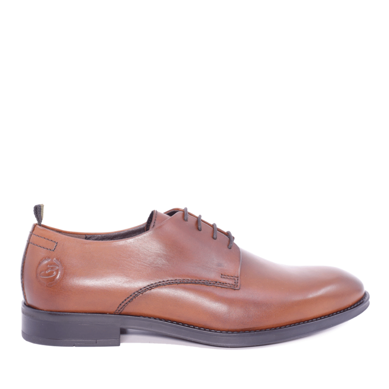 Men's Benvenuti derby shoes brown leather model 716BP3051M
