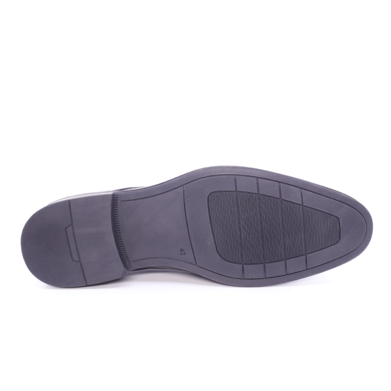 Men's Benvenuti derby shoes black leather model 716BP3051N