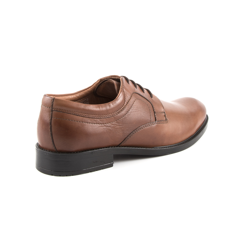 Benvenuti men's derby shoes in brown leather 1100BP04553M