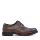 Pantofi derby bărbați Benvenuti negri din piele 3852BP093N