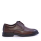 Pantofi derby bărbați Benvenuti negri din piele 3852BP094N