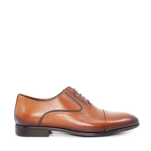 Men's Benvenuti oxford shoes cognac color made of leather 1605BP4119CO