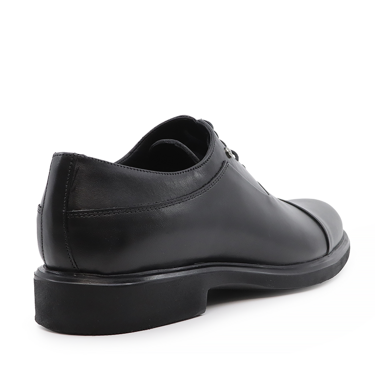 Pantofi oxford bărbați Benvenuti negri din piele 1604BP9137N 