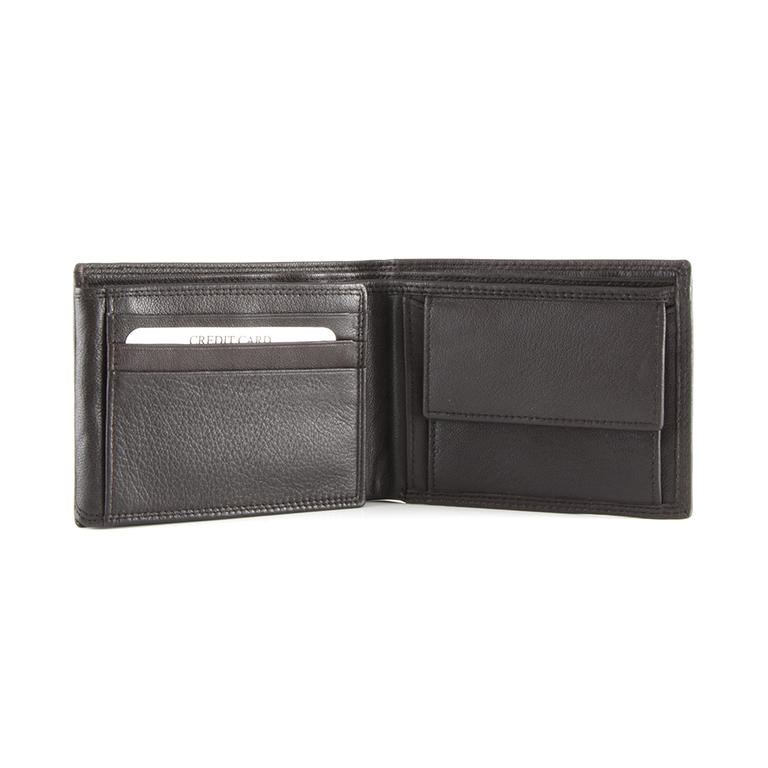 Men's wallet Benvenuti brown leather 2638bpu2713m