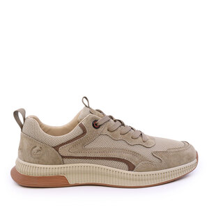 Sneakers bărbați Benvenuti bej din piele și textil 1921BP0370VBE Sneakers bărbați Benvenuti bej din piele și textil 1921BP0370VBE