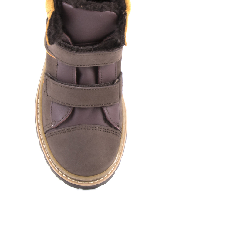 Kid's boots Benvenuti brown leather 628cjg2468m