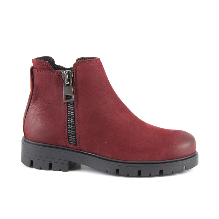 Kid's boots Benvenuti red leather 518cmg4821312r