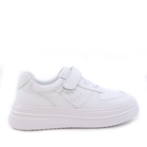 Pantofi copii Benvenuti albi din piele 3185FP6281A