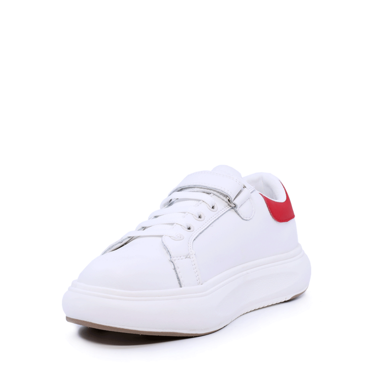 Benvenuti white leather children's sneakers 3797MP210A