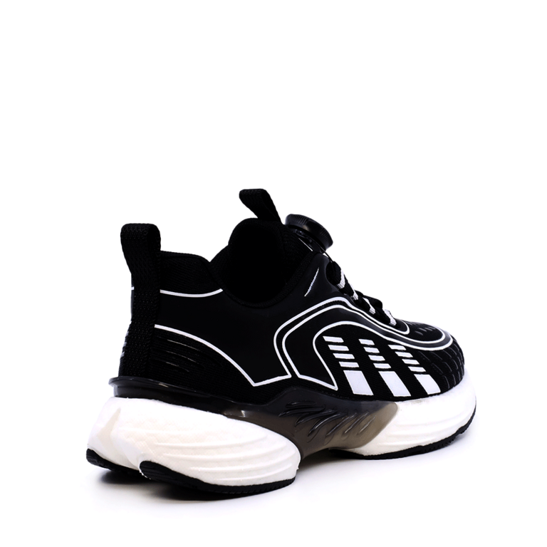 Benvenuti children's black textile sneakers 3797MP170N