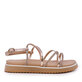 Solo Donna girls' gold rhinestone sandals 2579FS1061RA 2579fs1061n