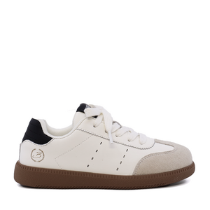 Sneakers  Benvenuti bej din piele și  velur   3791FP018VBE