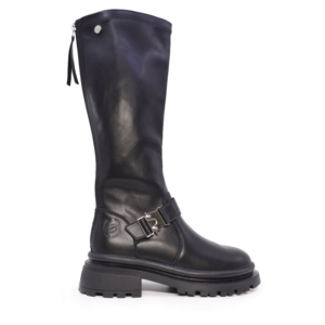 Women's Benvenuti black leather and synthetic boots 3746DC009N.