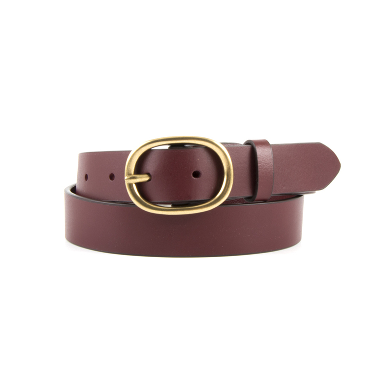 Women's belt Benvenuti claret leather 68dcu3012052bo