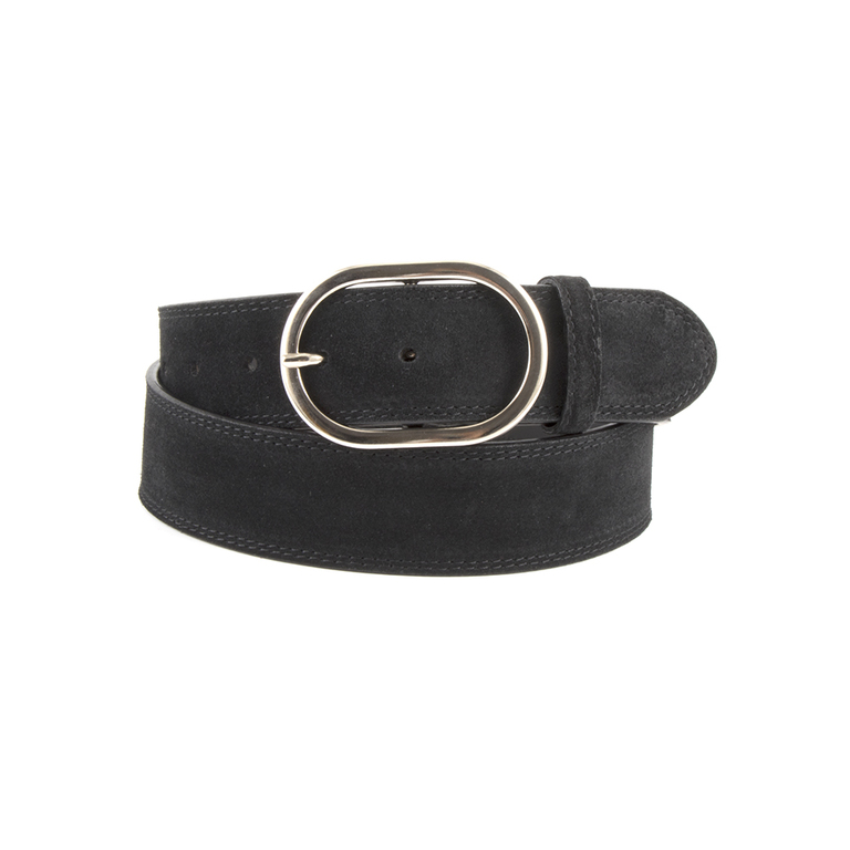 Women's belt Benvenuti black suede leather 18dcu4018043vn