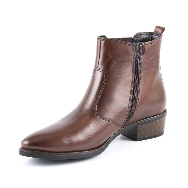 Women's boots Benvenuti brown leather 808dg3064m