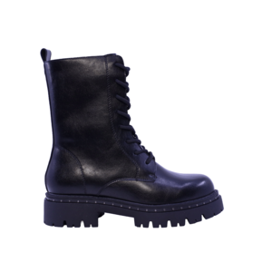 Ghete biker femei Benvenuti negre din piele 1202DG26155N