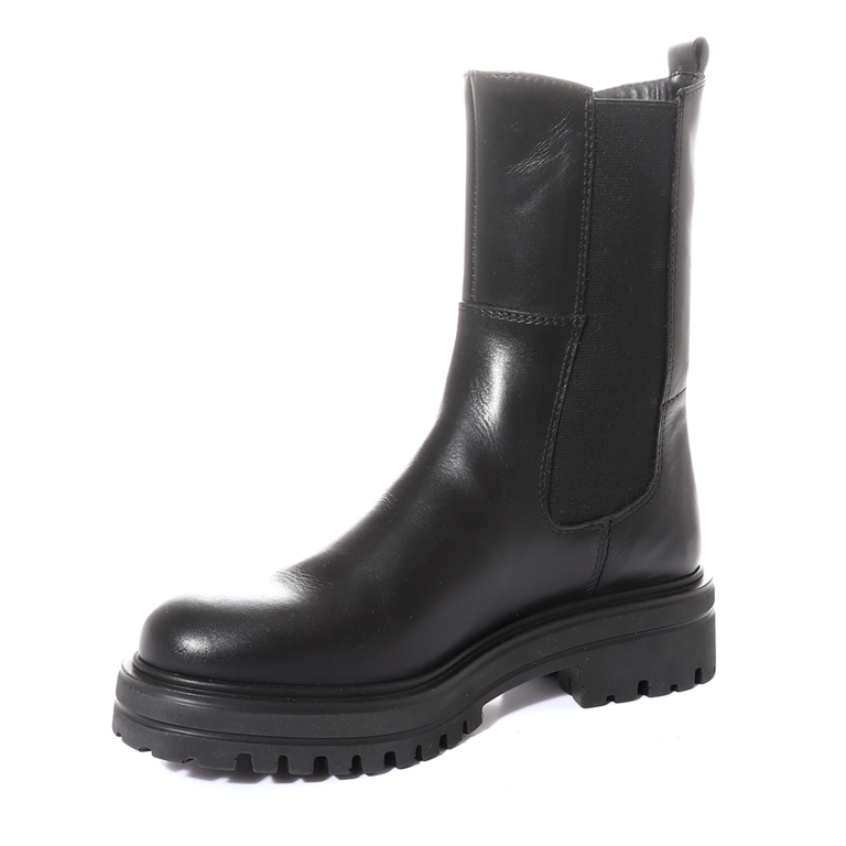 Benvenuti women chelsea boots in black leather 2212DG351721N