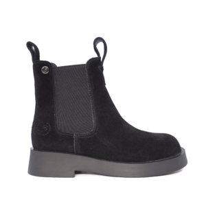 Women's Chelsea Benvenuti black suede boots 3746DG153VN.