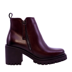 Ghete cu toc femei Benvenuti bordo din piele 682DG25823BO